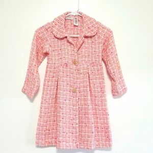 BLUEBER: LITTLE girls dress coat​​​​​